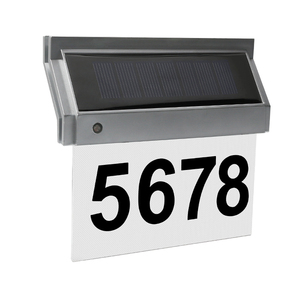 Luz LED Solar para Número de Casa, Letrero de Dirección para Hogar, Jardín, Puerta, Paisaje, IP44 Impermeable, 8 Horas, 6000K - Product Image 5
