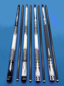 Taco de Billar Xikuno de Alta Calidad, Eje de Fibra de Carbono, Envoltura de Cuero <span class=keywords><strong>Real</strong></span>, Taco Dividido 1/2, Punta de 12.5mm - Product Image 5