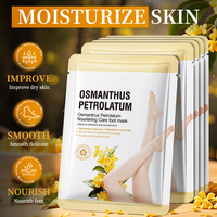 Masque nourrissant pour les pieds à l'osmanthus et au pétrolatum, essence riche, hydratant longue durée, anti-gerçures, adoucissant pour les talons