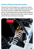 Moto électrique tout-terrain Surron Light Bee 10 kW 295 N.m couple élevé batterie 72 V 35 Ah autonomie 75 km récupération d'énergie