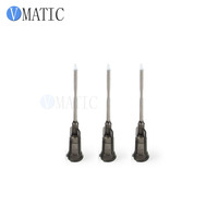 Aiguille de distribution 21G TEF (PTFE), longueur de tube de 1 pouce avec embout Luer Lock pour adhésifs chimiques