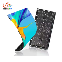 P1.875mm 240*120mm Module souple incurvé Flexible mur vidéo intérieur HD sans couture épissage écran géant Led écran d'affichage Flexible