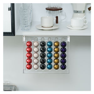 <span class=keywords><strong>Porte</strong></span>-capsules <span class=keywords><strong>Nespresso</strong></span> <span class=keywords><strong>Original</strong></span> en PET transparent de luxe, 30 tiroirs de rangement pour capsules de café <span class=keywords><strong>Nespresso</strong></span>, boîte organisatrice - Product Image 4