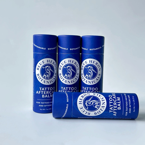 Emballage écologique économique pour baume corporel, tube en papier recyclable, emballage cosmétique artisanal en forme de cylindre. - Product Image 6