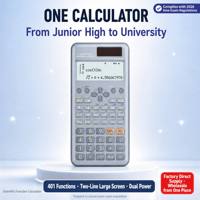 Calculatrice scientifique de bureau pour étudiants en ingénierie fx-991ES PLUS-2 Nouvelle 2ème édition Matrice Vecteur Nombre complexe Équation