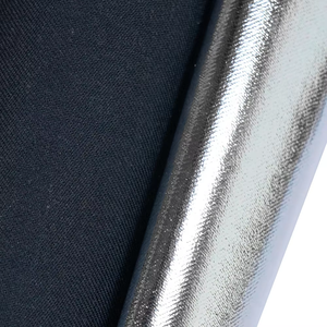 270GSM en Stock Fourniture Isolation Thermique Ignifuge Résistant Aux Hautes Températures En Aluminium Feuille Aramide Tissu - Product Image 2