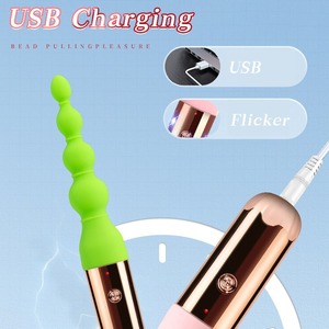 Sex toy manufacturers direct sales of multi-frequency <b>vibrating</b> anal <b>plugs</b> male and female sex toys comfortable and safe - Product Image 2