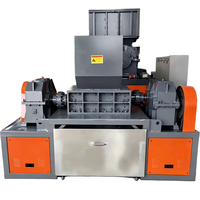 Broyeur semi-automatique haute productivité 45 kW pour plaques en plastique de rebut avec moteur à double arbre et roulement