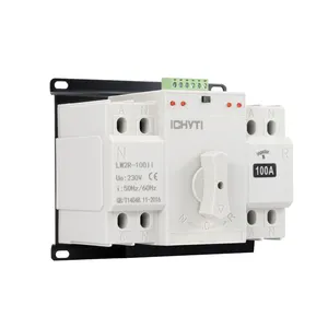 230V AC 100A 2P Manual Electrical Changeover ATS Equipment controller Dual Power Automatic Transfer Switch For Generator