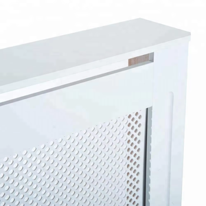 Cubierta de <span class=keywords><strong>radiador</strong></span> de madera Gabinete de calefacción Muebles modernos para el hogar Estilo de parrilla Diseño de diamante Pintado en <span class=keywords><strong>blanco</strong></span> <span class=keywords><strong>Pequeño</strong></span> - Product Image 4