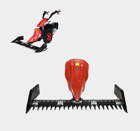 Débroussailleuse pour terrains accidentés avec plateau flottant, protection de la lame adaptée au terrain, largeur de coupe de 80 cm