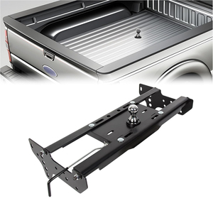 Sistema de Enganche para <span class=keywords><strong>Remolque</strong></span> de Riel de Cuello de Cisne AMBITION de Alta Resistencia de 2-5/16 Pulgadas, Kit Completo con <span class=keywords><strong>Bola</strong></span> Abatible Debajo de la Plataforma, 30,000 Libras - Product Image 1