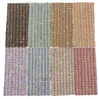 Fournisseur en gros de tissus – Tissus en laine/polyester jacquard gaufré à sequins, style bohème de luxe, pour vêtements 4256