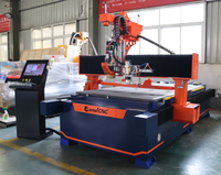Offre Spéciale porte en bois faisant la machine de gravure CA-1325 routeur CNC ATC avec changeur d'outils de carrousel