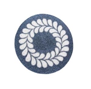 High Quality Round Glass Bead <b>Place</b> <b>Mats</b> for Dinner Table Decor Elegant Home Ware Patterns for Dinner Home Decorative - Product Image 1