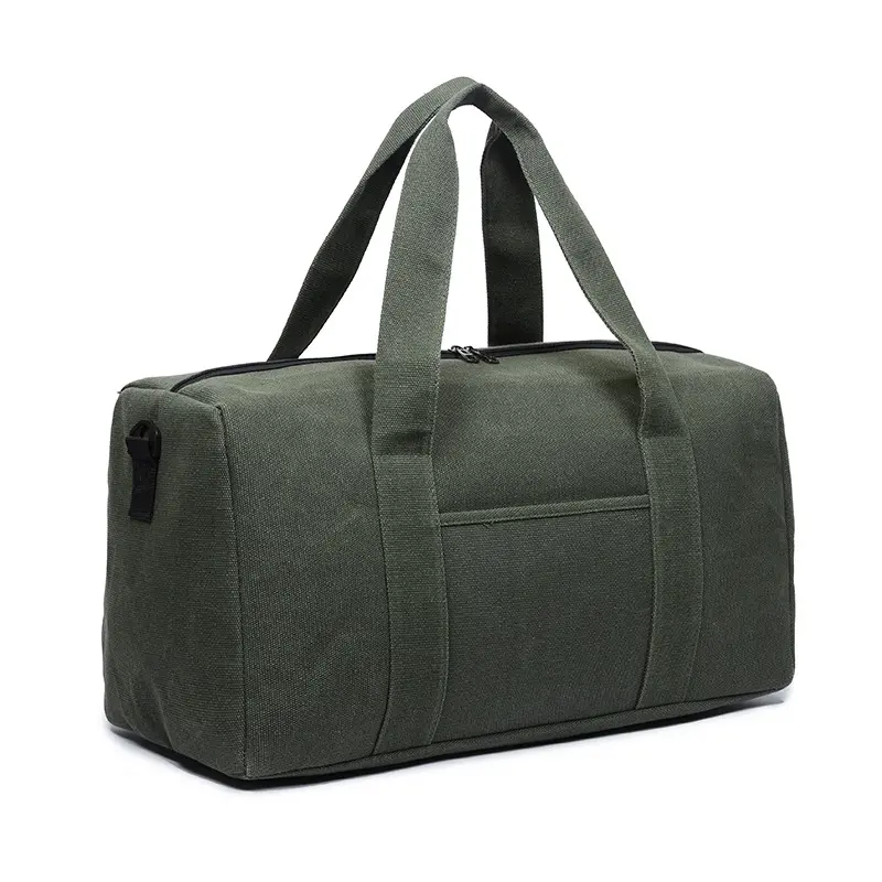 Günstige Gepäck aufbewahrung Faltbare Canvas-Reisetasche Unisex-Stil mit großer Kapazität auf Lager Reisetaschen mit individuellem LOGO