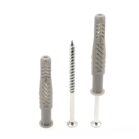 Assortiment d'ancres et de vis pour cloisons sèches en métal conformes à la norme ISO, tête ovale, sans perçage