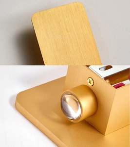 Applique murale à double tête Décoration intérieure Or brossé/Noir Salon Couloir <span class=keywords><strong>Escalier</strong></span> Chambre à coucher Applique moderne simple 6W LED murale Lam - Product Image 3