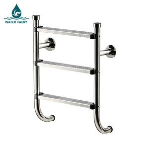 Scala per <span class=keywords><strong>Piscina</strong></span> Water Faery Serie HL in Acciaio Inox Resistente Antiscivolo Resistente alla Corrosione per Piscine <span class=keywords><strong>con</strong></span> Acqua Salata e Trattate <span class=keywords><strong>con</strong></span> Cloro - Product Image 5
