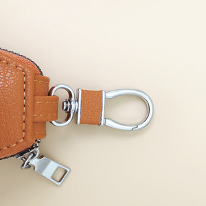 <span class=keywords><strong>Prix</strong></span> d'usine – Grande capacité – Sac à clés à suspendre à la ceinture avec fermeture éclair – Porte-clés universel en cuir PU avec motif agneau pour hommes et femmes - Product Image 4