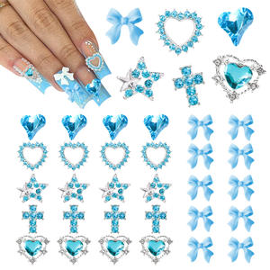 Set de Accesorios para Decoración de Uñas, Estrellas, Corazones, Cruces, Cristales K9, etc., Decoraciones para Uñas - Product Image 5