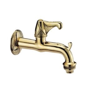 Robinet artistique jaune 1/2 pouce, connecteur d'eau de jardin - Product Image 1