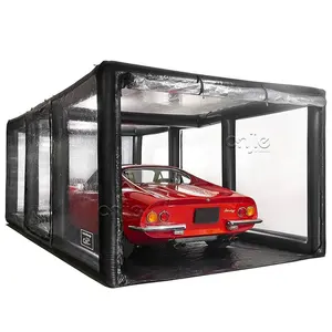 Tente gonflable de garage de voiture tente capsule vitrine portable salon commercial tente gonflable extérieure de garage de voiture