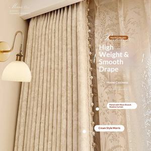 <span class=keywords><strong>Rideaux</strong></span> occultants Morris à motifs floraux, style moderne et écologique, imperméables, pour <span class=keywords><strong>chambre</strong></span> à coucher et salon, nouvelle tendance des influenceurs - Product Image 4