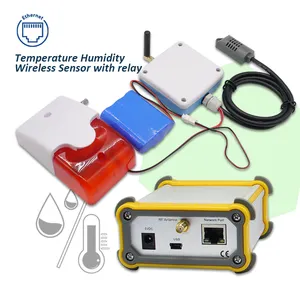 Temperatur- und Luftfeuchtigkeitssensor Zigbee Multipoint drahtloses Temperatur- und Luftfeuchtigkeits-Gateway mit Relais