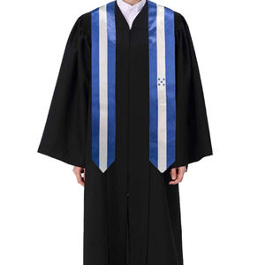 Honduras bordado Universidad satén bandera personalizada graduación faja escuela poliéster estola - Product Image 4