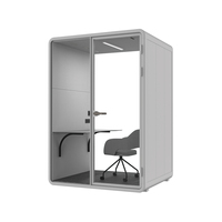 Cabine vocale mobile pour hôtel, pod d'enregistrement, pod de vie, pod de jardin, pod intérieur préfabriqué insonorisé pour bureau, travail et réunions