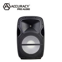 Speaker Aktif Karaoke Accuracy Pro Audio PMW15AFQ-LED4-KIT Plastik 15'' 150W dengan Lampu LED Sistem Audio