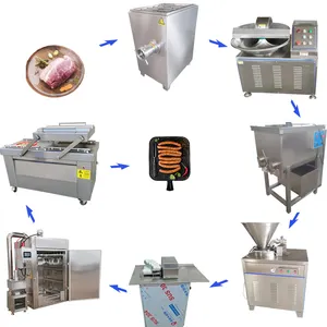 Sosis sosis dolum makinası sosis makinesi üretim hattı için dolgu