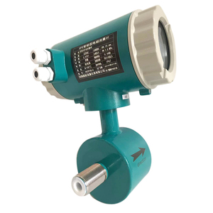 Stainless Steel Electromagnetic Velocity <b>Water</b> <b>Flow</b> <b>Meter</b> Sensor 4-20mA Output LCD Display OEM Support Liquid Integral +/-0.5% - Product Image 1