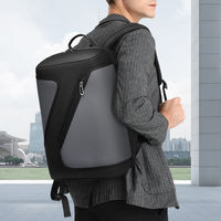 Sac à dos pour ordinateur portable en tissu Oxford durable et imperméable avec fermeture éclair, idéal pour les voyages d'affaires et l'école, grande capacité, design tridimensionnel