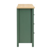 Tiroirs en bois verts pour chambre à coucher salon armoire latérale en bois salle à manger hôtel allée intérieure décoration stockage meubles élégants