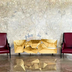 Buffet italien en <span class=keywords><strong>bois</strong></span> massif casier irrégulier avancé de luxe pour salle à manger Villa salon entrée de la maison meubles modernes - Product Image 4