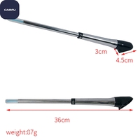 Antenne universelle en acier inoxydable avec LED bleue, vente directe d'usine Carfu, compatible ALPINA, modèle AC-1150, câble de 66 cm