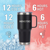 Nueva Botella de Agua de Acero Inoxidable con Aislamiento al Vacío de Doble Pared, Color Degradado Estético, a Prueba de Fugas, 30 oz, 6-12 Horas