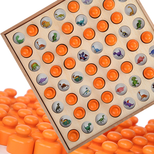 Juego de Ajedrez de Madera Educativo para <span class=keywords><strong>el</strong></span> Desarrollo de la Inteligencia y <span class=keywords><strong>el</strong></span> Pensamiento Lógico, Juegos de Memoria para Niños de Preescolar y Jardín de Infancia - Product Image 6