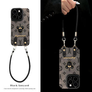 <span class=keywords><strong>Coque</strong></span> de téléphone portable stéréoscopique <span class=keywords><strong>Mickey</strong></span> décorative avec corde suspendue, adaptée pour <span class=keywords><strong>Iphone</strong></span> 16promax/17/15/14/13/<span class=keywords><strong>12</strong></span>/11 - Product Image 2