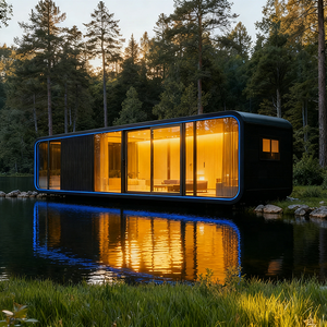 Offre Spéciale – Cabane Modulaire Personnalisable de 10 ou 20 pieds, <span class=keywords><strong>Maison</strong></span> Préfabriquée, Chambres Modulaires, <span class=keywords><strong>Maison</strong></span> Mobile Extensible, Conteneur Habitable pour Hôtel - Product Image 1