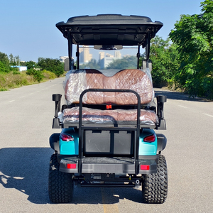 Nouvelle voiturette de golf tout-terrain puissante à 6 places en acier, batterie au lithium 48V 5KW, 30-50 km/h, service à vie, véhicule électrique, <span class=keywords><strong>club</strong></span> de golf - Product Image 4