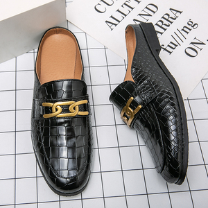 Sandalias de Dedo con Suela de Goma y Parte Superior de PU para Adolescentes y Hombres, Estilo Semi-Slip-On para Verano 2025 - Product Image 5