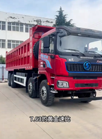 Camion benne minier poids lourd Shacman X5000E 8x4 Euro 6, direction électrique à gauche, boîte de vitesses FAST 12 rapports, 451-500 CV, MVM 10-15T