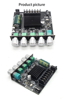 K58 2.1 canaux BT 5.1 carte amplificateur de caisson de basses 50WX2 + 100W puissance Audio stéréo basse AMP récepteurs et amplificateurs