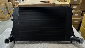 Kit d'<span class=keywords><strong>intercooler</strong></span> de compétition 65 mm pour MK5 MK6 1.6 2.0 TDI Golf pour Jetta Passat <span class=keywords><strong>Caddy</strong></span> Skoda - Product Image 2