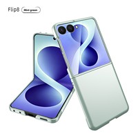 Coque de téléphone de haute qualité, nouvelle arrivée, ultra fine, en PC rigide, avec protection en verre trempé, antichoc, pour Samsung Z Flip 8