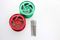Moyeux de roue RC en alliage creux à 5 rayons, assemblés avec axe de guidage en acier inoxydable, pièces de quincaillerie