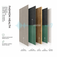Panneau de porte intérieur en mélamine entièrement personnalisable, isolation acoustique, emballage avec logo personnalisé - Matériau HDF haute densité pour la vente en gros